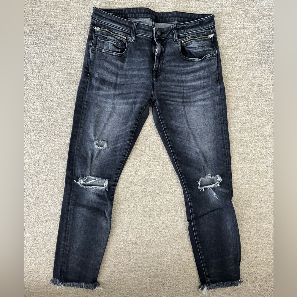 R13 Biker Boy Skinny Leg Jean - Picture 6 of 10